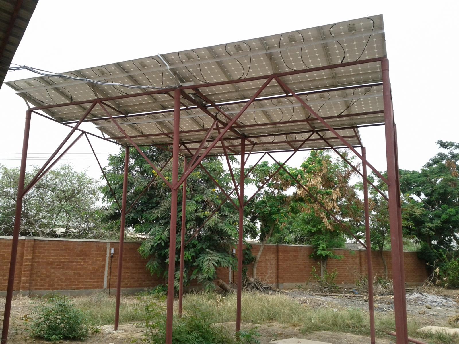 Solar Lighting system - Solar arrany installed in angola africa